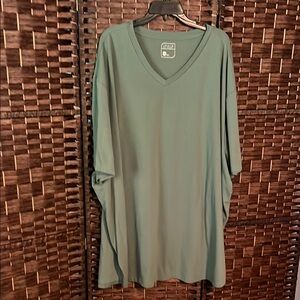 STYLUS Teal V-Neck T-Shirt
